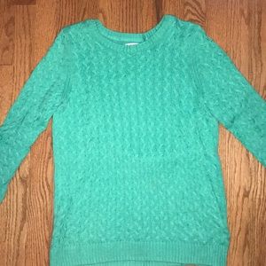 Green Long Sleeve Sweater